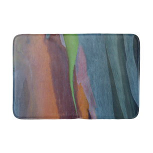 Abstract van regenbooggbomen badmat