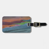 Abstract van regenbooggbomen bagagelabel (Voorkant horizontaal)