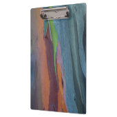 Abstract van regenbooggbomen klembord (Links)