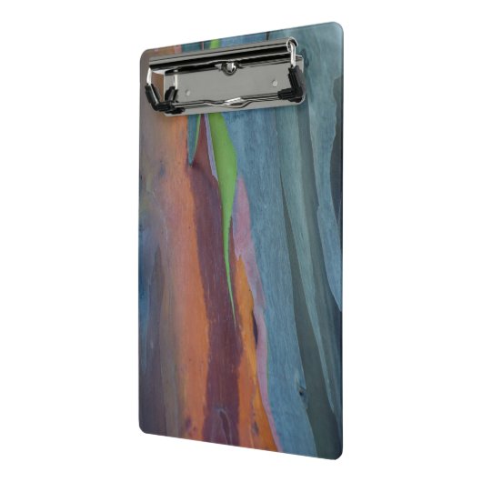 Abstract van regenbooggbomen mini klembord (Angled2)