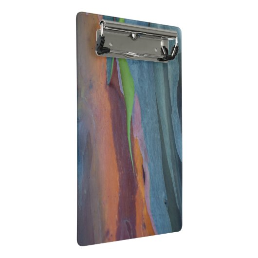 Abstract van regenbooggbomen mini klembord (Schuin)