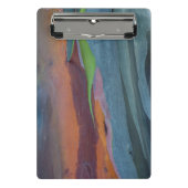 Abstract van regenbooggbomen mini klembord (Voorkant)