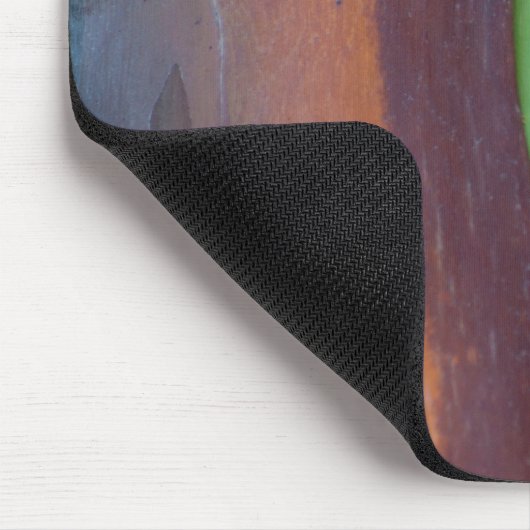 Abstract van regenbooggbomen muismat (Hoek)