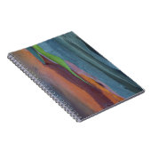 Abstract van regenbooggbomen notitieboek (Rechterzijde)