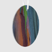 Abstract van regenbooggbomen ornament (voorkant)