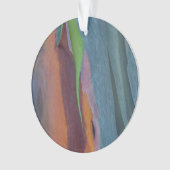 Abstract van regenbooggbomen ornament (voorkant)