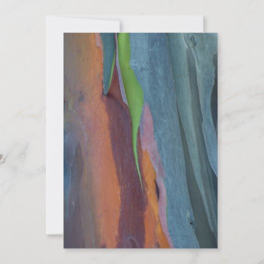 Abstract van Regenbooggomboom Kaart (Voorkant)