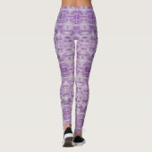 Abstract van schilder leggings (Achterkant)