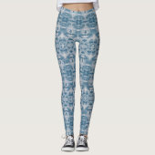 Abstract van schilder leggings (Voorkant)