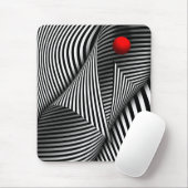 Abstract - Vang de rode bal Muismat (Met muis)