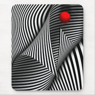 Abstract - Vang de rode bal Muismat