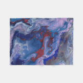 Abstract vape-werpdeken fleece deken (Voorkant (Horizontaal))