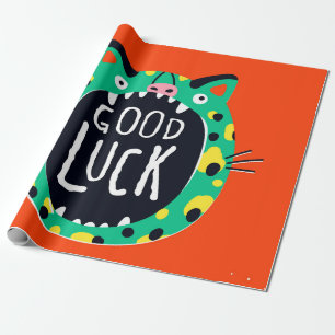 Abstract varkensgeluk cadeaupapier