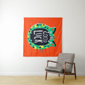 Abstract varkensgeluk wandkleed (In Situ (horizontaal))