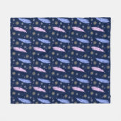 abstract vederspatroon fleece deken (Voorkant (Horizontaal))