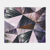 Abstract veelhoekpatroon, kleurrijke driehoeken. fleece deken (Voorkant (Horizontaal))
