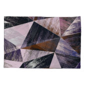 Abstract veelhoekpatroon, kleurrijke driehoeken. kussensloop (Achterkant)