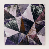 Abstract veelhoekpatroon, kleurrijke driehoeken. legpuzzel (Horizontaal)