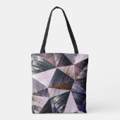 Abstract veelhoekpatroon, kleurrijke driehoeken. tote bag (Achterkant)