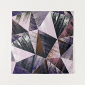 Abstract veelhoekpatroon, kleurrijke driehoeken. wandkleed (Voorkant (horizontaal))