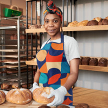 Abstract veelkleurig geometrisch vormenpatroon