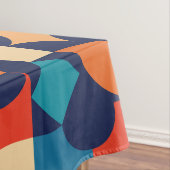 Abstract veelkleurig geometrisch vormenpatroon tafelkleed (Voorbeeld)