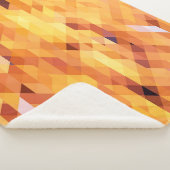 Abstract veelkleurig, laag polymozaïek. sherpa deken (3/4)