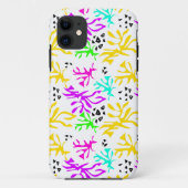 Abstract veelkleurig neonpatroon Case-Mate iPhone case (Achterkant)