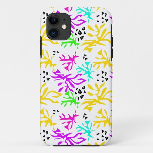 Abstract veelkleurig neonpatroon Case-Mate iPhone case (Achterkant)