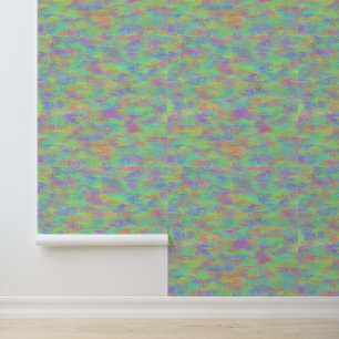 Abstract veelkleurig patroon behang