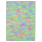 Abstract veelkleurig patroon klembord (Achterkant)