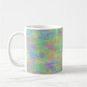 Abstract veelkleurig patroon koffiemok (Links)