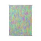 Abstract veelkleurig patroon notitieblok (Linkerzijde)