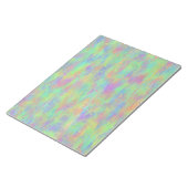 Abstract veelkleurig patroon notitieblok (Schuin)