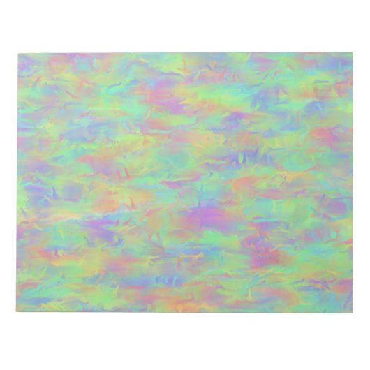 Abstract veelkleurig patroon notitieblok (Voorkant)