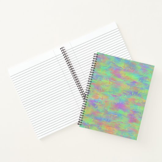 Abstract veelkleurig patroon notitieboek (Binnen)