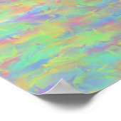 Abstract veelkleurig patroon poster (Hoek)