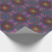 abstract veelkleurig tegel ontwerp cadeaupapier (Hoek)