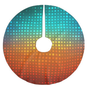 Abstract veelkleurig voetbal, artistieke verlichti kerstboom rok
