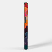 Abstract veelkleurige zigzag Case-Mate iPhone case (Achterkant / Rechts)