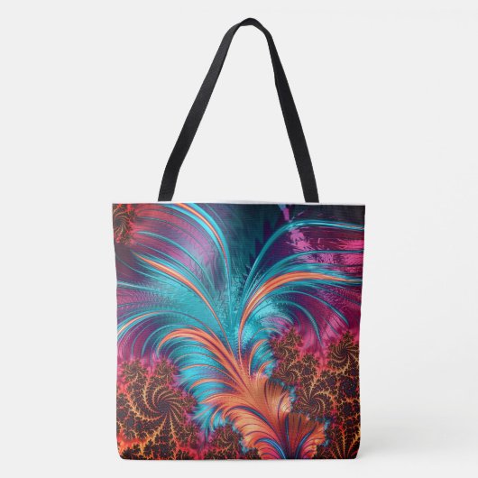 Abstract Veer fractal Tote Bag (Voorkant)