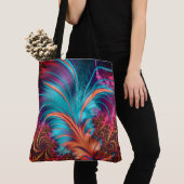 Abstract Veer fractal Tote Bag (Dichtbij)