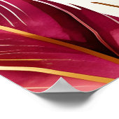 Abstract veerpatroon poster (Hoek)