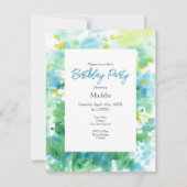 "Abstract veld van de dagen" Kaart (Voorkant)