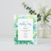 "Abstract veld van de dagen" Kaart (Staand voorkant)