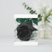 Abstract ventilatorzwart Roos Briefkaart (Staand voorkant)