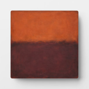 Abstract Verbrand Oranje Horizon Fotoplaat