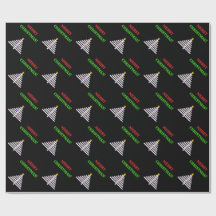 Abstract Verdroogde kerstboom + begroeting