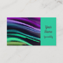 Abstract verf visitekaartje