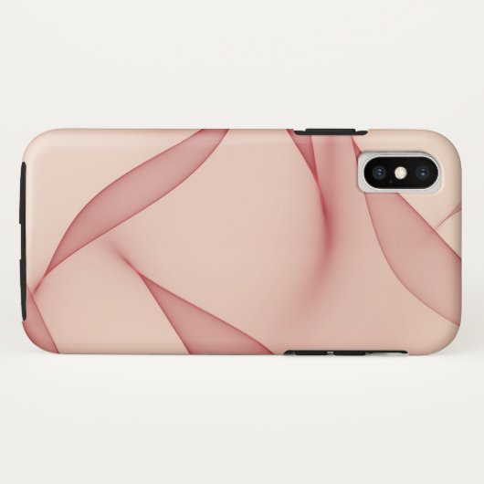 Abstract Verlaat iPhone X hoesje 2 (Achterkant (horizontaal))